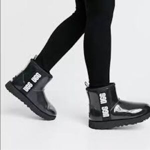 Women’s UGG Black Rain & Snow Boots for All-Weather Comfort
